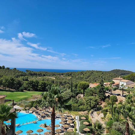 Hameau Des Amandiers - Vue Mer, Golf Et Vignes Apartment Saint-Cyr-sur-Mer Luaran gambar
