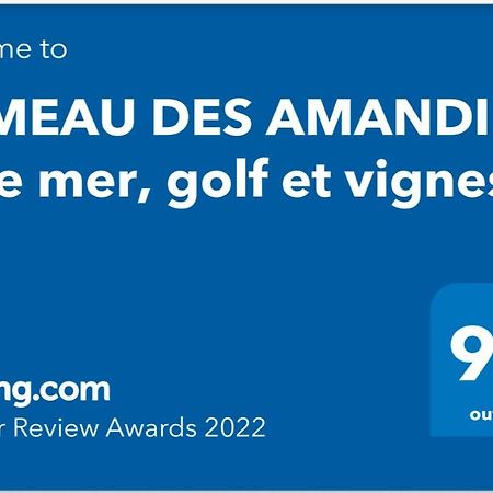 Hameau Des Amandiers - Vue Mer, Golf Et Vignes Apartment Saint-Cyr-sur-Mer Luaran gambar