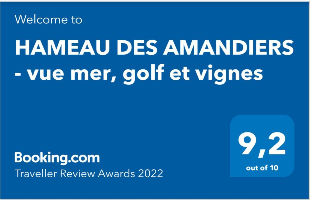 Hameau Des Amandiers - Vue Mer, Golf Et Vignes Apartment Saint-Cyr-sur-Mer Luaran gambar