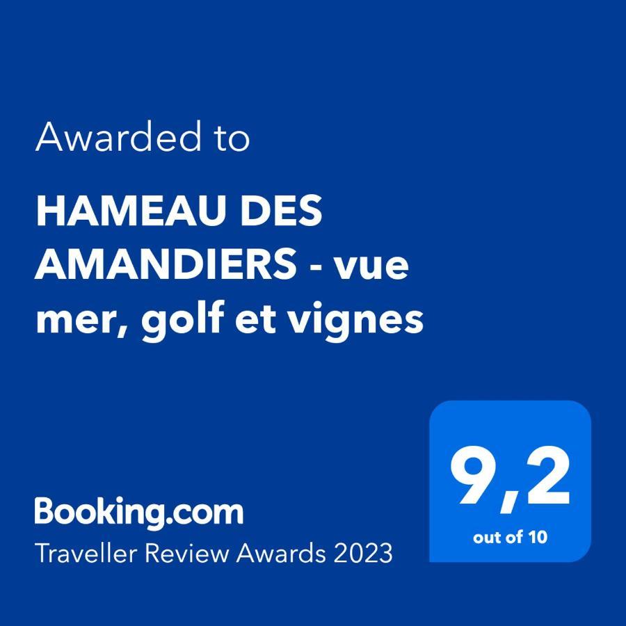Hameau Des Amandiers - Vue Mer, Golf Et Vignes Apartment Saint-Cyr-sur-Mer Luaran gambar